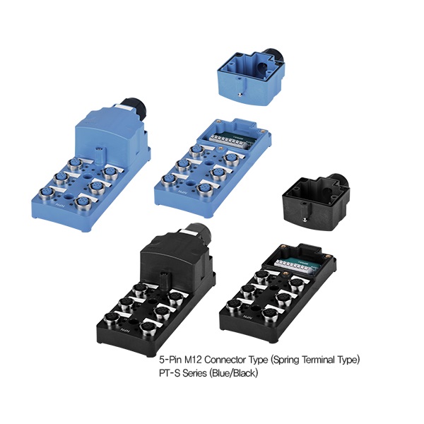 M12 Sensor Distribution Boxes-PT4-3DN