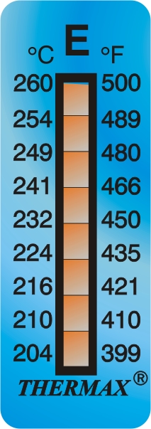 Thermax 8 Level E Strips